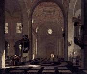 Emmanuel de Witte Interior of a Baroque Church oil painting artist